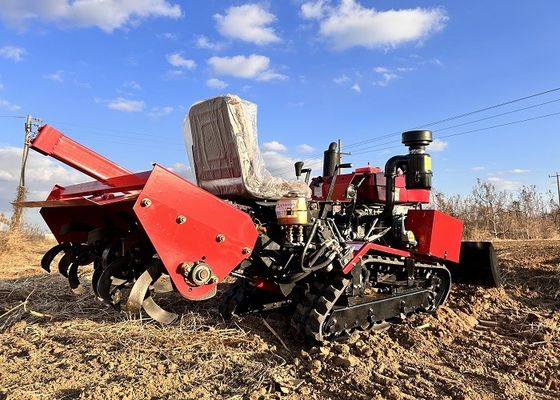 Мультифункциональный микрокультиватор 25HP вращающийся тиллер трактор компактный трактор траншер