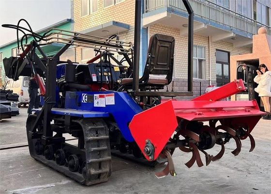 Мини-крейлер садовый трактор 25hp 35hp резиновый тракт садовый трактор CE сертифицированный