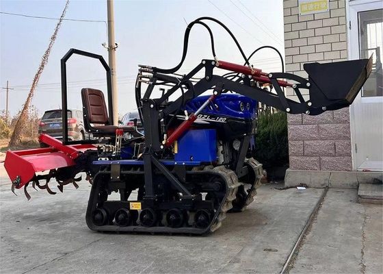 Мини-крейлер садовый трактор 25hp 35hp резиновый тракт садовый трактор CE сертифицированный