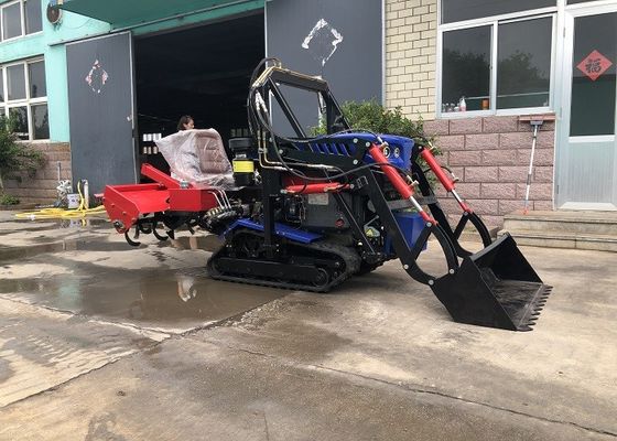 Сельскохозяйственный 35HP сухой земляный трейлер трактор мини с вращающимся культиватором
