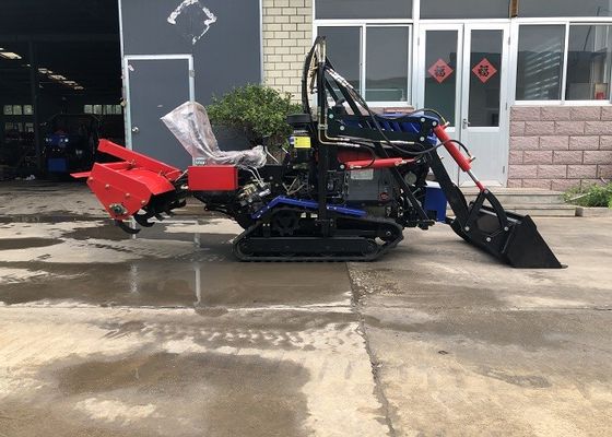 Сельскохозяйственный 35HP сухой земляный трейлер трактор мини с вращающимся культиватором