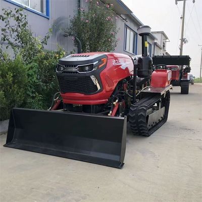 Мини 50 HP ползающий трактор сельскохозяйственное оборудование с передней погрузчиком / буксировкой