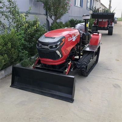 Мини 50 HP ползающий трактор сельскохозяйственное оборудование с передней погрузчиком / буксировкой
