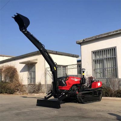 Ротационные 50HP сухие земляные трейлеры тракторные культиваторы с экскаватором