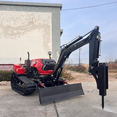 Кроллер следовал компактный трактор 50HP вращающийся мини бульдозер культиватор