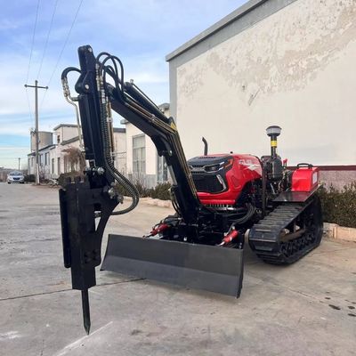 Кроллер следовал компактный трактор 50HP вращающийся мини бульдозер культиватор