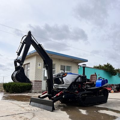 Кроллер следовал компактный трактор 50HP вращающийся мини бульдозер культиватор