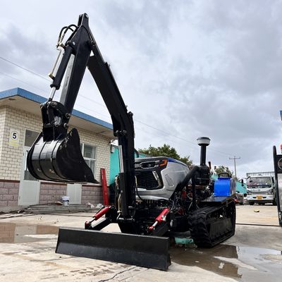 Кроллер следовал компактный трактор 50HP вращающийся мини бульдозер культиватор