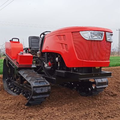 CE 80HP ползающий трактор сельскохозяйственные машины полностью автоматический мини-бульдозер