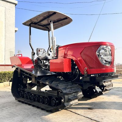 CE 80HP ползающий трактор сельскохозяйственные машины полностью автоматический мини-бульдозер
