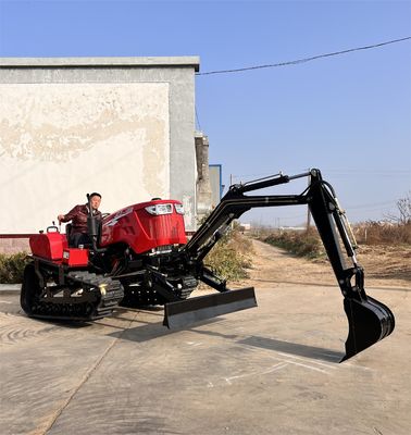 25hp-120hp Наводнительное оборудование для сельскохозяйственных угодий с передним экскаватором