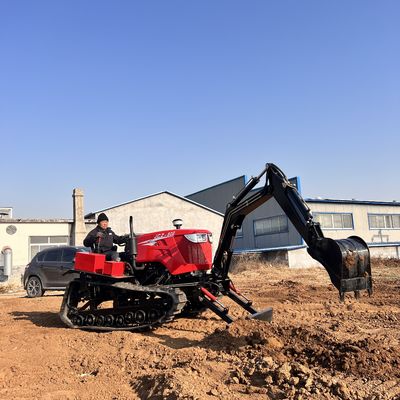 25hp-120hp Наводнительное оборудование для сельскохозяйственных угодий с передним экскаватором