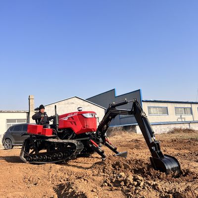25hp-120hp Наводнительное оборудование для сельскохозяйственных угодий с передним экскаватором