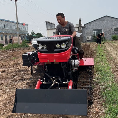 Компактный трейлер-трактор 25hp 35hp Маленькая газонокосилка трактор Фермерское оборудование