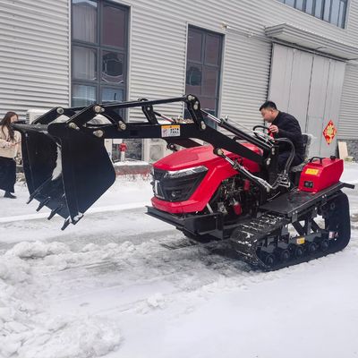 Мини Садовый сад 50 HP Пади-поле Кроллер трактор сельскохозяйственные машины с погрузчиком