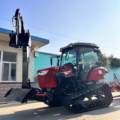 120 л.с. Трактор с замкнутой кабиной Сельскохозяйственное оборудование Мини-крейлерный трактор с дизельным двигателем