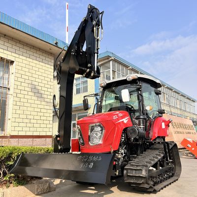 Сельскохозяйственный 120 л.с. ползучий трактор Малый садовый трактор с передней загрузкой