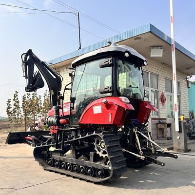 Сельскохозяйственный 120 л.с. ползучий трактор Малый садовый трактор с передней загрузкой